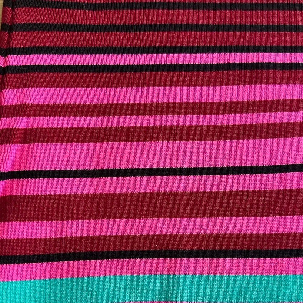 Striped Multicolor Women's Pencil Skirt - Picture 5 of 8
